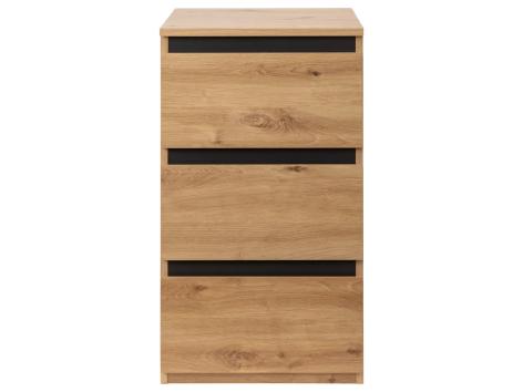 Mobile stretto con 3 cassetti