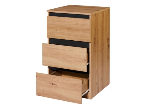 Mobile stretto con 3 cassetti