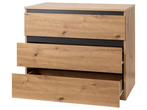 Mobiletto con 3 cassetti