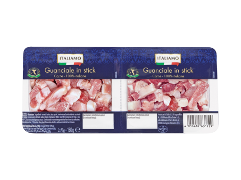 Guanciale in stick