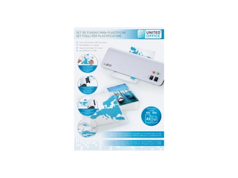 Fogli per plastificatore A4, 40 pezzi o A5, 40 pezzi + 10x15 cm, 80 pezzi