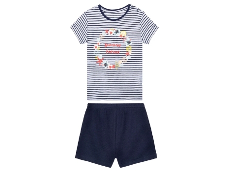 Pigiama corto da bambina