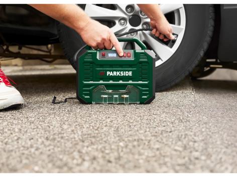 Compressore portatile con indicazione digitale