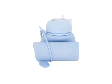 Borraccia o borraccia pieghevole in silicone, 600 ml