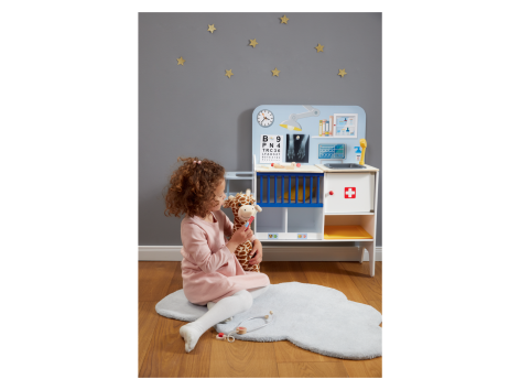 Veterinario e clinica 2 in 1 in legno