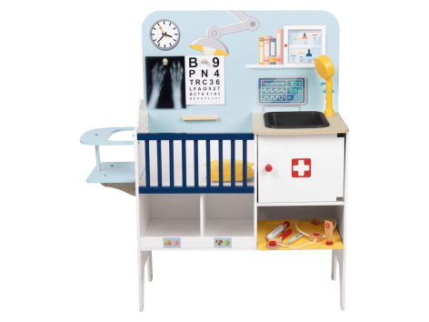 Veterinario e clinica 2 in 1 in legno