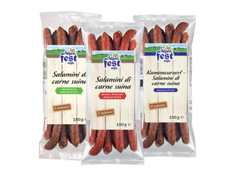 Salamini di carne suina