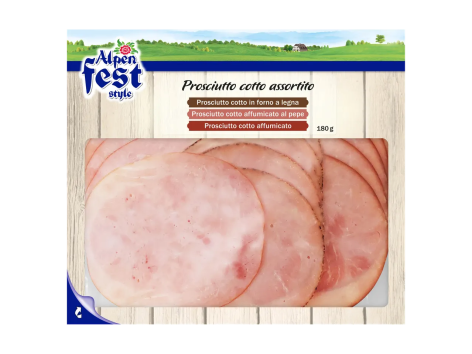 Prosciutto cotto tris