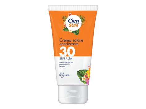 Crema solare opacizzante