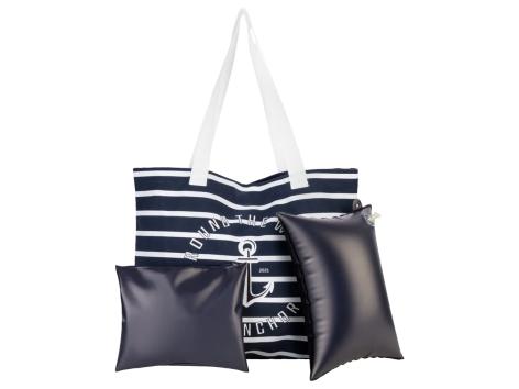 Set borse da spiaggia e cuscinetto gonfiabile