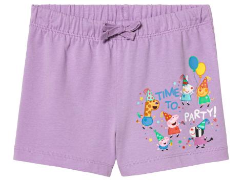 Peppa Pig Pigiama Per Bambina - T-Shirt In 100% Cotone Con Collo A U E Manica Corta