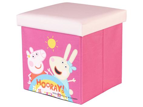 Pouf contenitore per bambini "Peppa Pig"