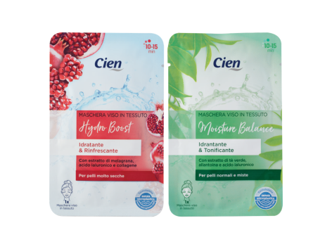 Maschera viso in tessuto