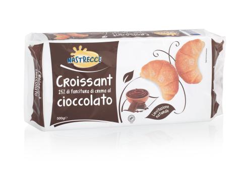Croissant crema al cioccolato