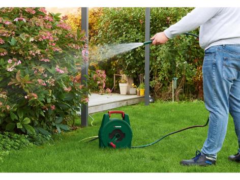 Tubo per irrigazione avvolgibile 10 m o set tubo per irrigazione piatto 20 m