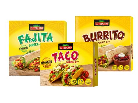 Fajita, burrito wrap o taco dinner kit