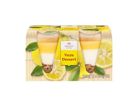 Dessert mousse gusto Yuzu