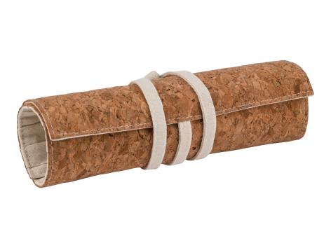 Organizer per pennelli o beauty case in sughero