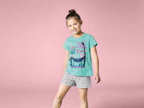 Pigiama corto da bambina "Paw Patrol, Peppa Pig, Frozen"