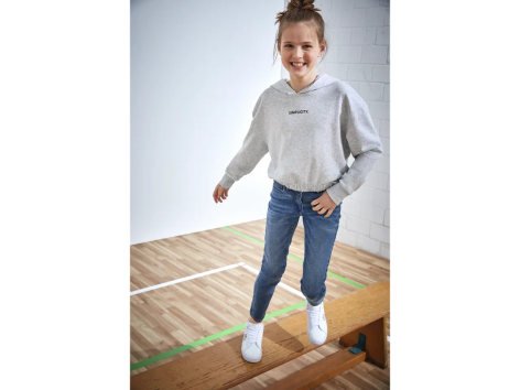 Felpa con cappuccio da bambina