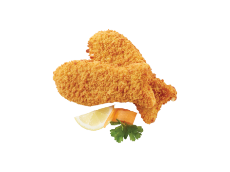 Due cotolette pesce e formaggio