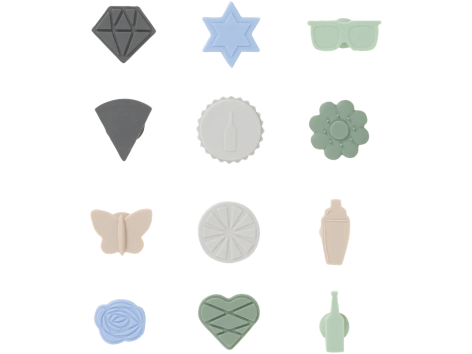 Segnabicchieri, cannucce o tappi riutilizzabili