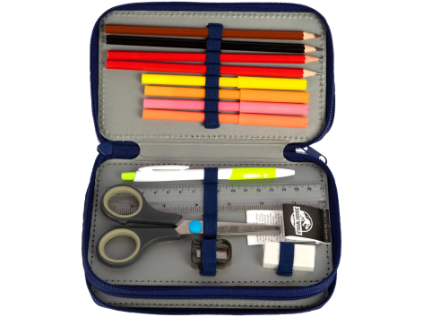 Astuccio a tre cerniere "Jurassic World, Frozen, Spiderman, Lilo & Stitch"