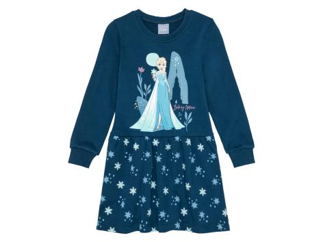 Vestito felpa da bambina "Frozen"