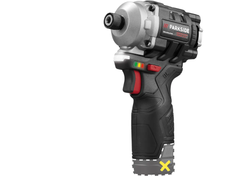 Avvitatore a percussione ricaricabile, 170 nm