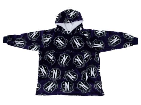 Pile con cappuccio da bambini "Wednesday"