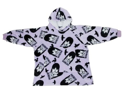 Pile con cappuccio da bambini "Wednesday"