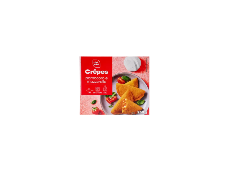 Crêpes pomodoro e mozzarella