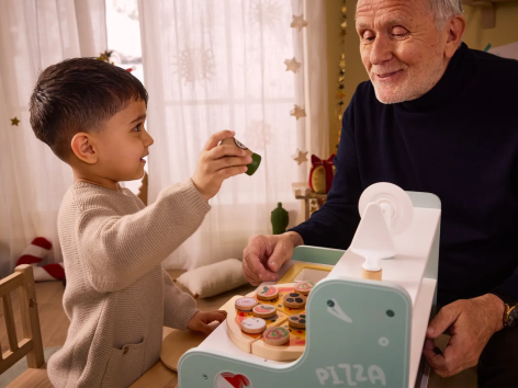 Forno per pizza o carretto dei gelati in legno
