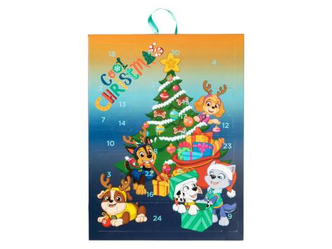 Calendario dell'avvento con accessori per capelli "Paw Patrol, Rainbow High, Frozen"