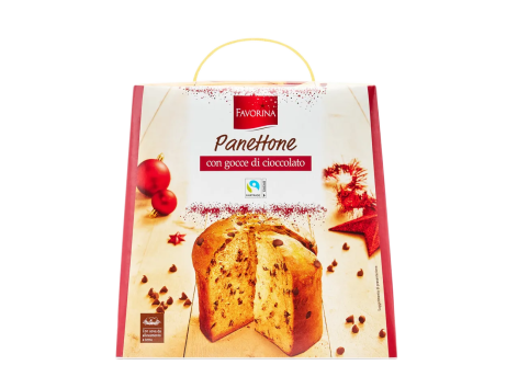 Panettone con gocce di cioccolato