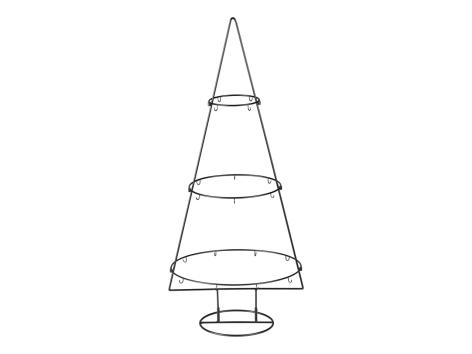 Albero di Natale stilizzato con gancio portalumini