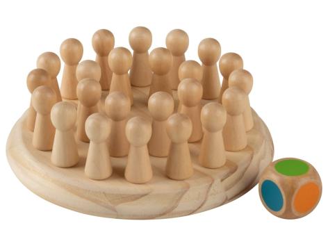 Gioco Montessori in legno "Shanghai, memory, cubi o gioco a incastro"