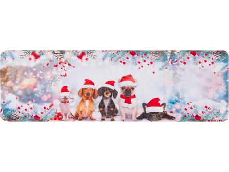 Tappeto natalizio da cucina, 50x150 cm