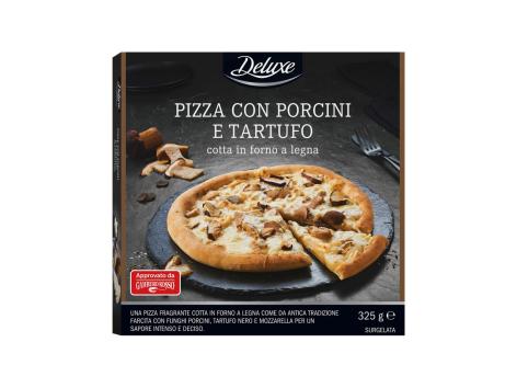 Pizza con funghi porcini e tartufo