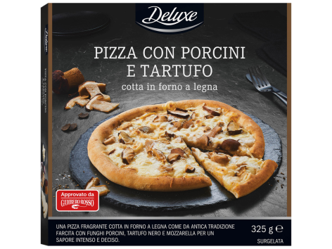 Pizza con funghi porcini e tartufo