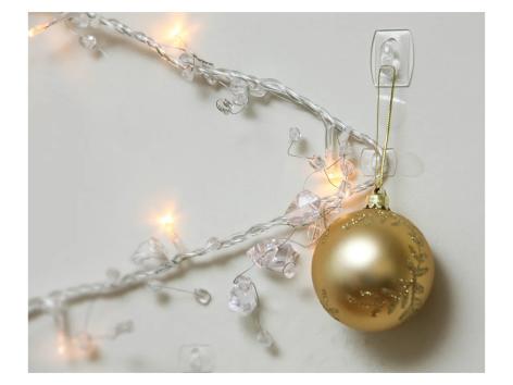 Ganci per addobbi natalizi “Command”