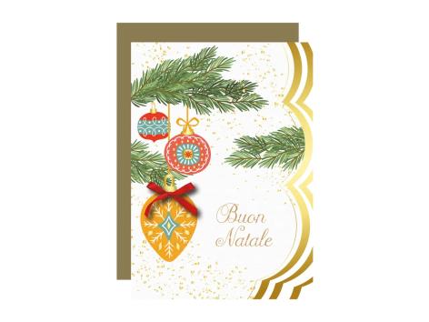 Biglietto di auguri natalizi con effetto sonoro