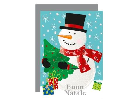 Biglietto di auguri natalizi con effetto sonoro