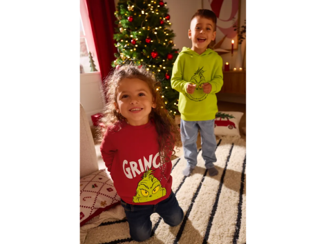 Felpa da bambina “Grinch”