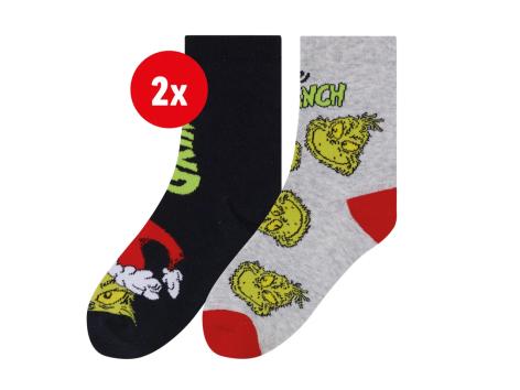 Calze da bambini ‘‘Grinch’’, 2 paia