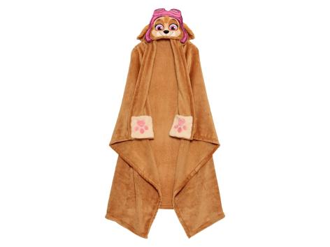 Coperta con cappuccio “Gabby’s Dollhouse, Paw Patrol”