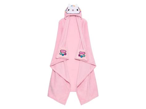 Coperta con cappuccio “Gabby’s Dollhouse, Paw Patrol”