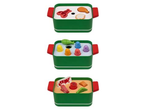 Gioco bilancia o pentola in legno