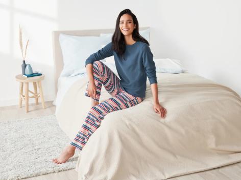 Pigiama in pile da donna