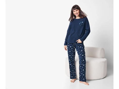 Pigiama in pile da donna